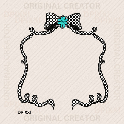 Bow Frame Digital Downloa #357