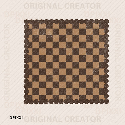 Checker Pattern Printable Art Frame Download #114