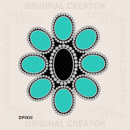 Turquoise Gemstone Digital Download #333