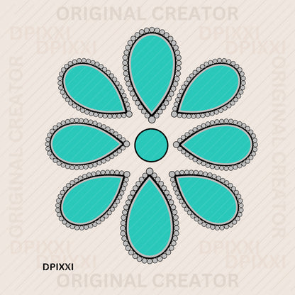 Turquoise Gemstone Digital Download #338