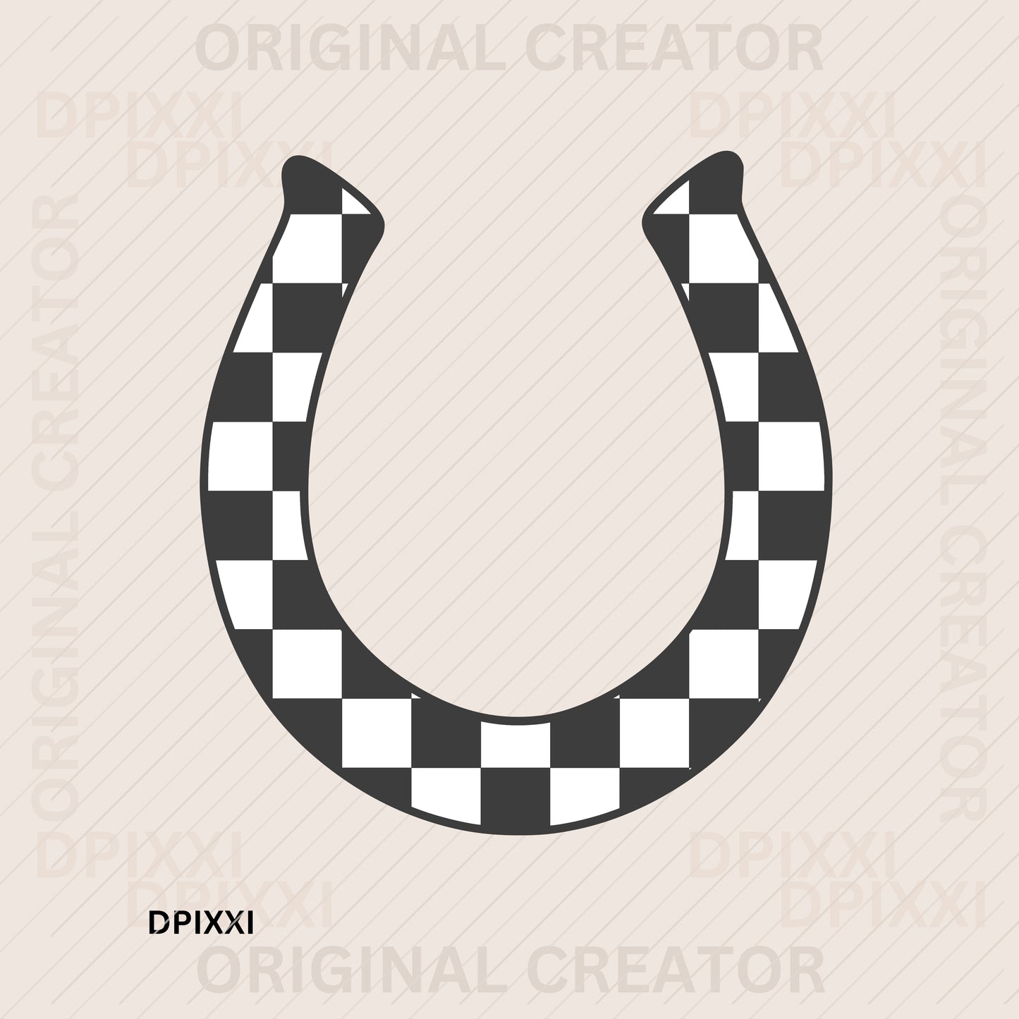 Checker Horseshoe #499