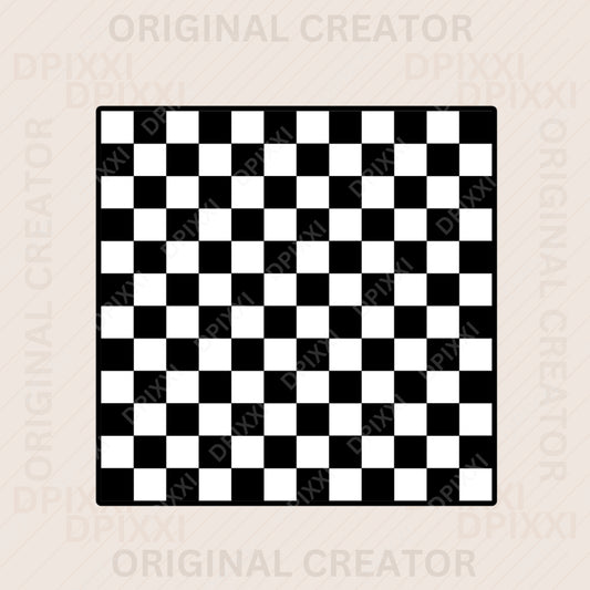 PNG, SVG Custom Bold Border Square Checker