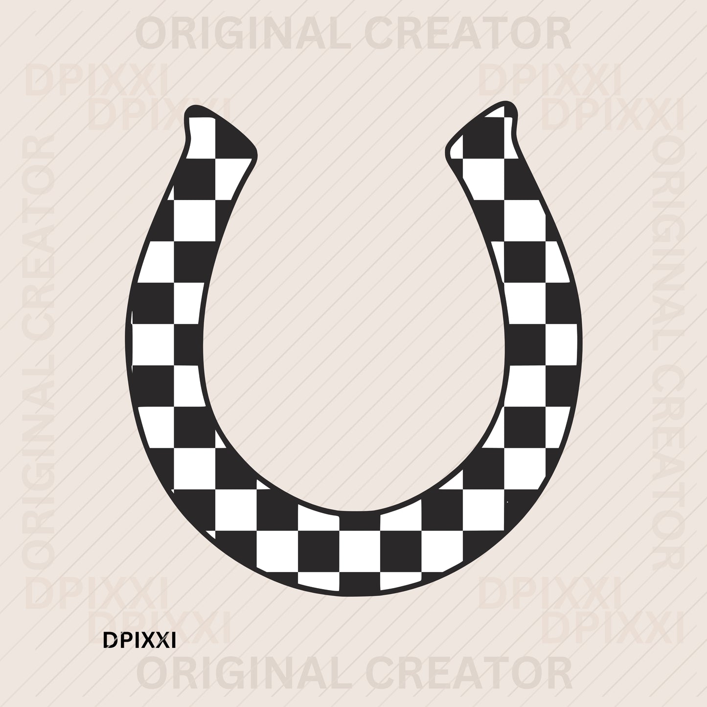 Checker Horseshoe #499