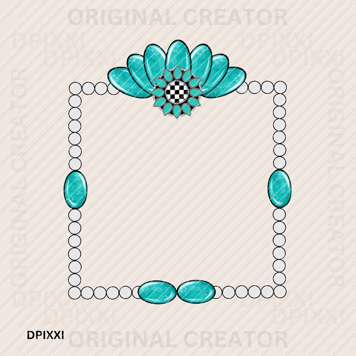 Checker Square Pattern Printable Wall Art Frame #406