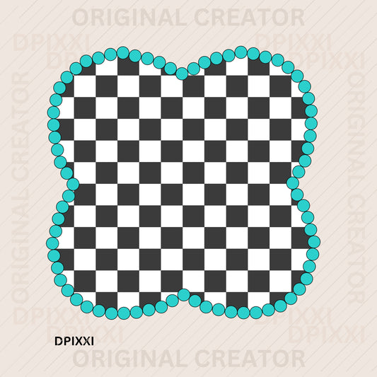 Turquoise Frame Digital Art Download #456