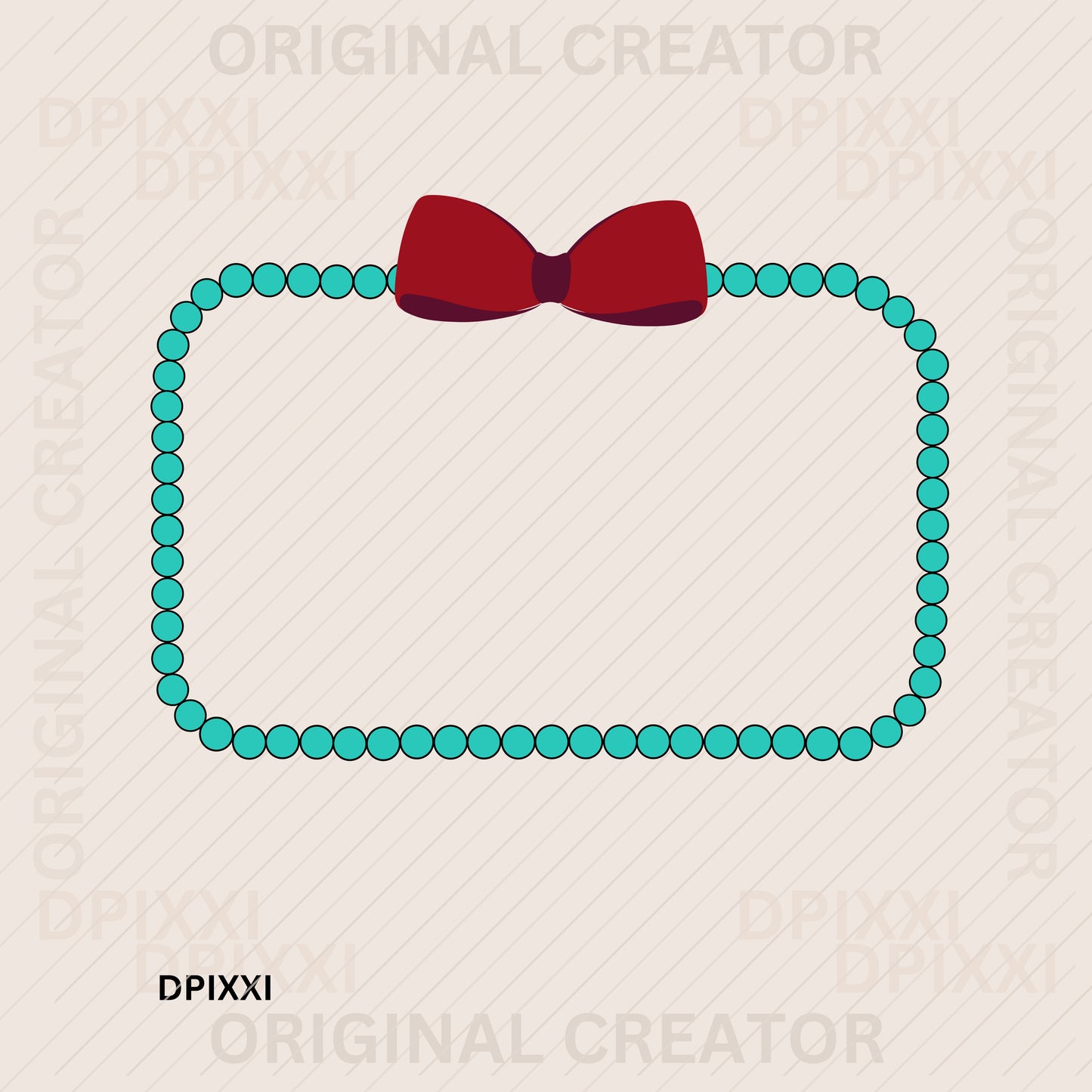 Turquoise Frame Digital Art Download #478