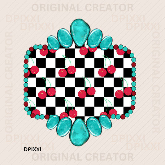 Turquoise Frame Digital Art Download #460