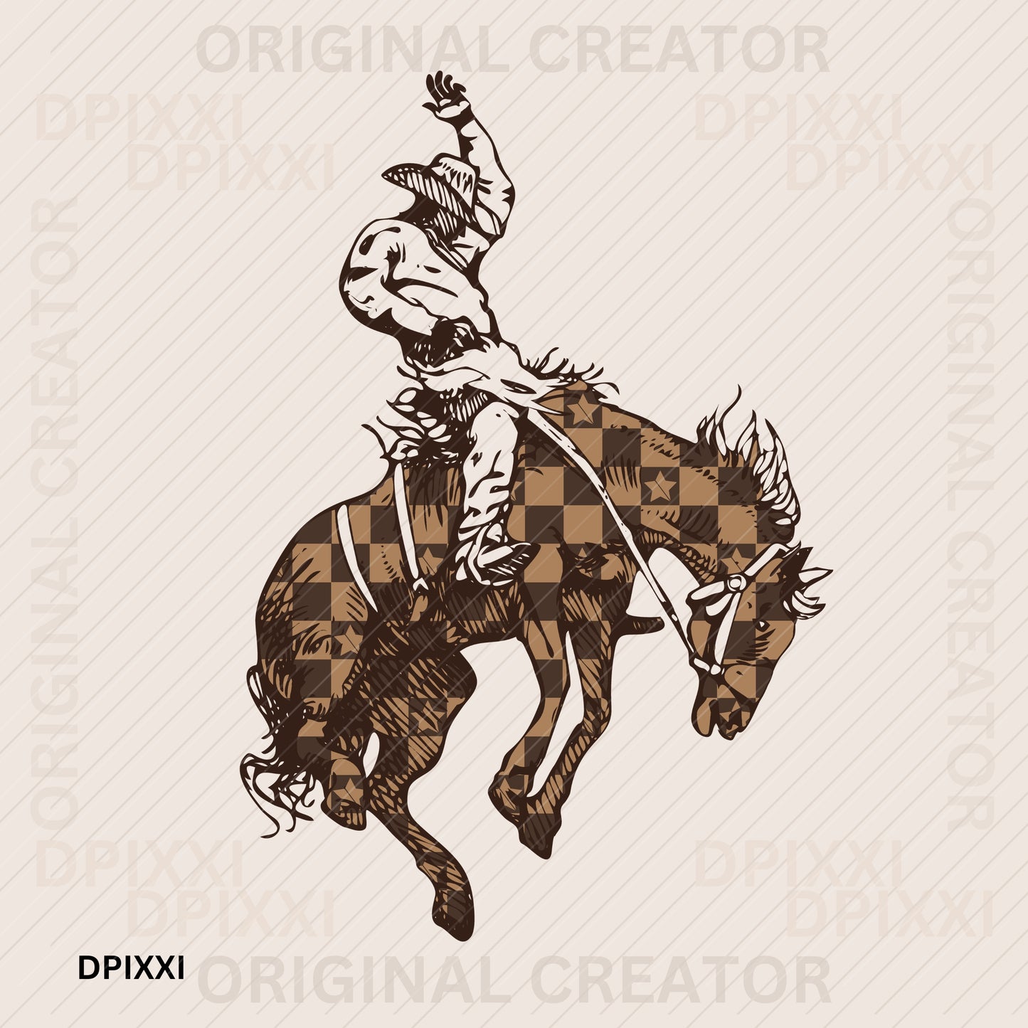 Hurry Up Cowboy Riding Horse