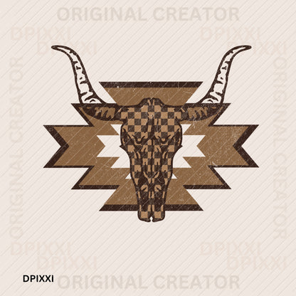 Aztec Bull Digital Art #227