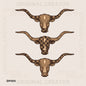 Three Checker Cow Bull