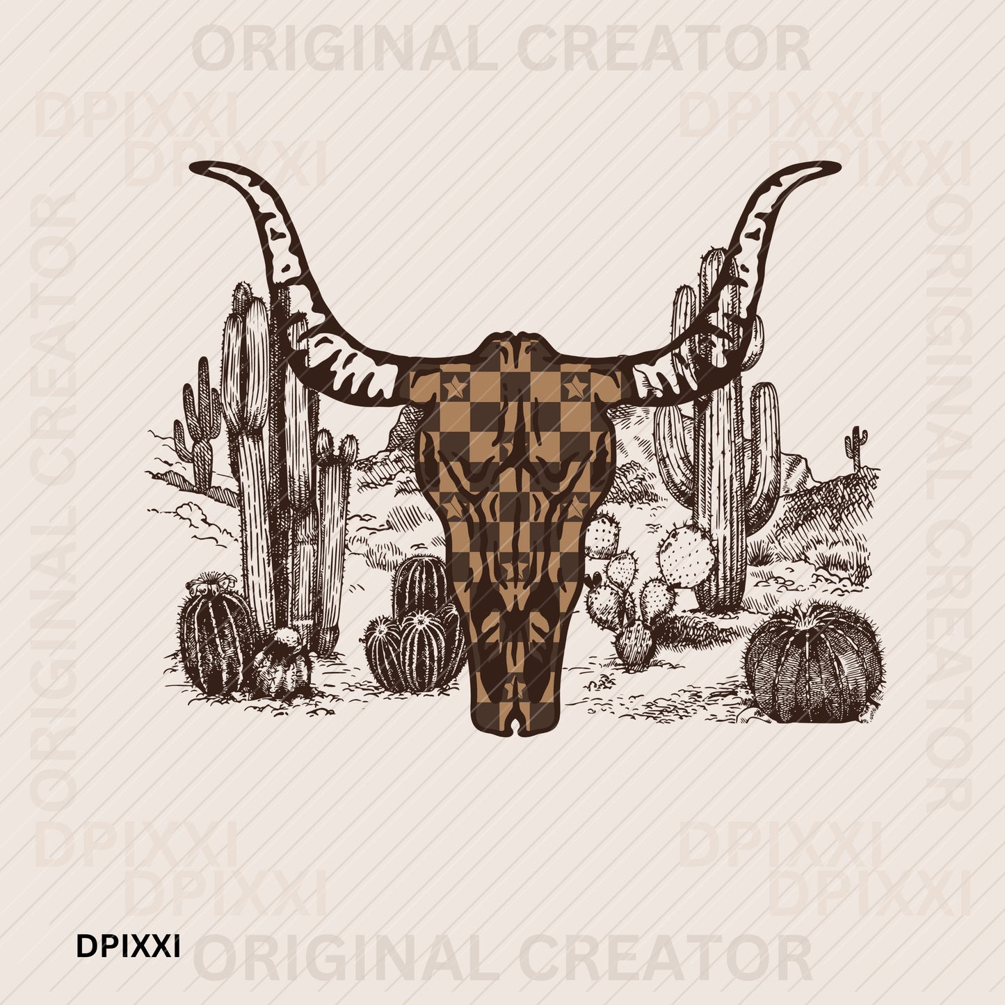 Desert Checker Bull #242