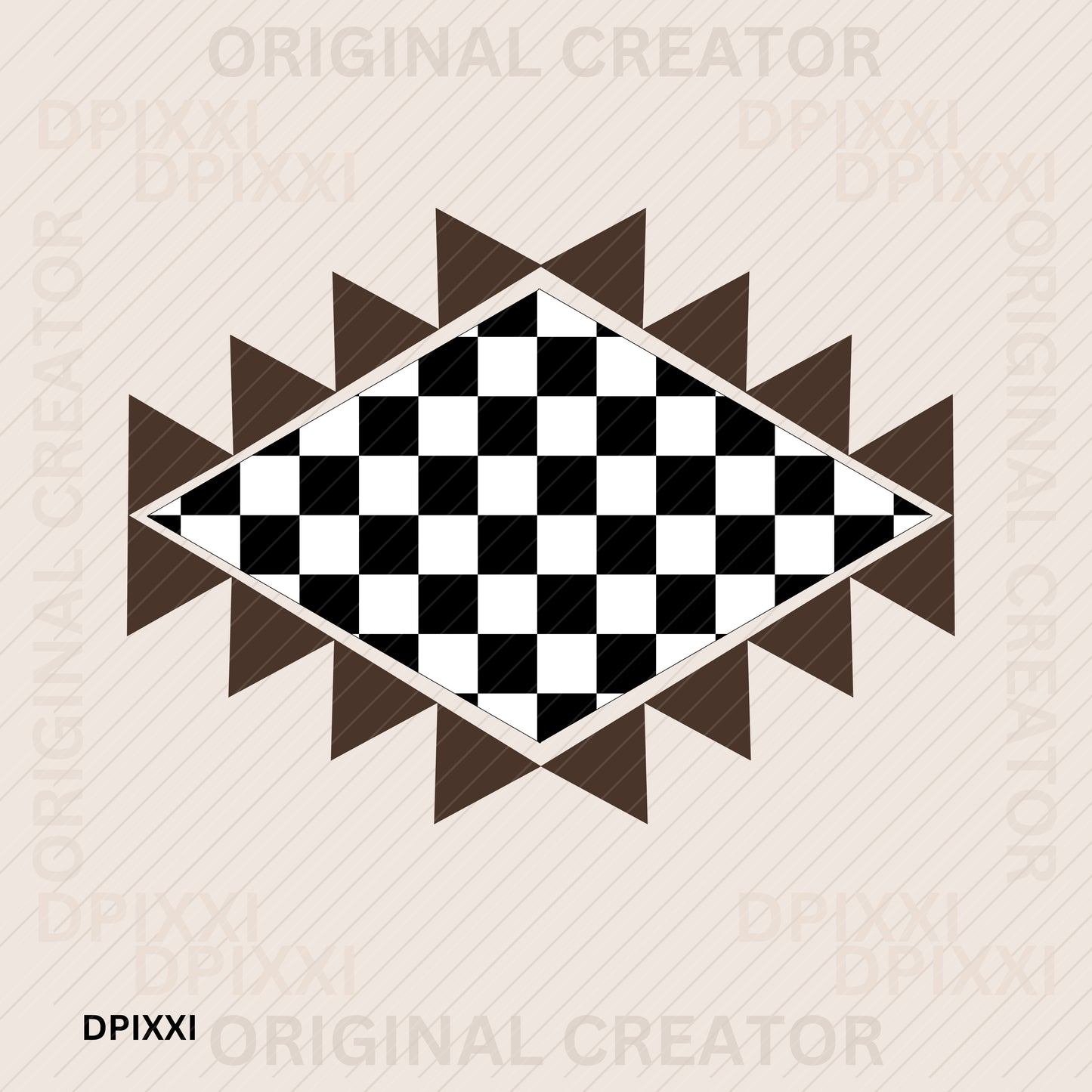Aztec Frame Digital Art Download #407