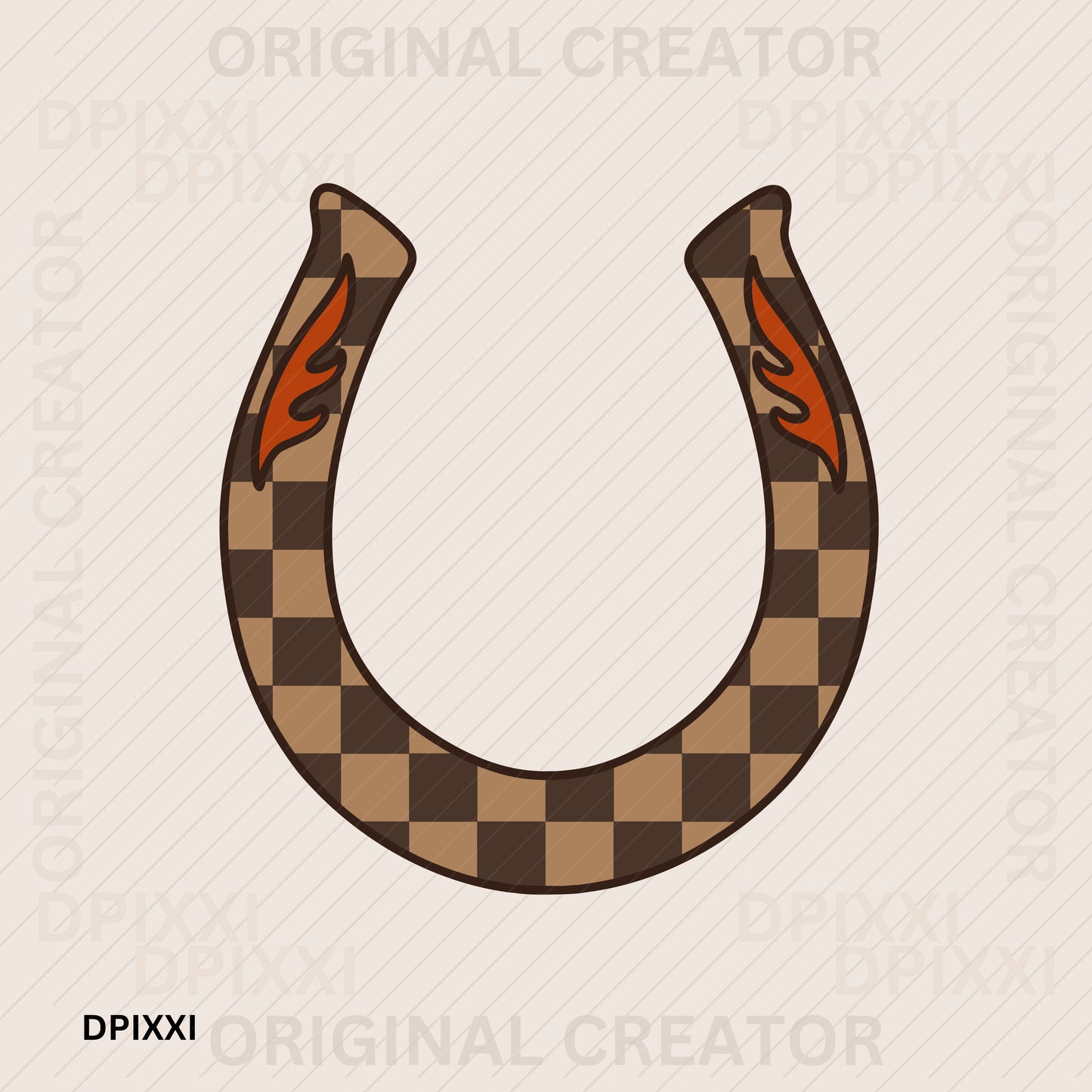 Checker Horseshoe #503