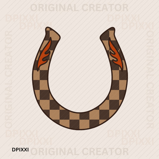 Checker Horseshoe #503