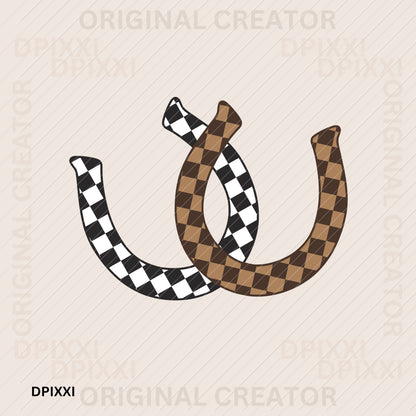 Twin Checker Horseshoe