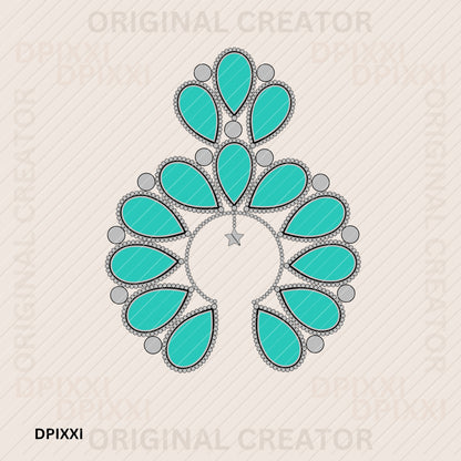 Turquoise Gemstone Digital Download #340