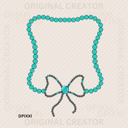 Turquoise Frame Digital Art Download #428