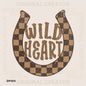 Wild Heart Checker Horseshoe