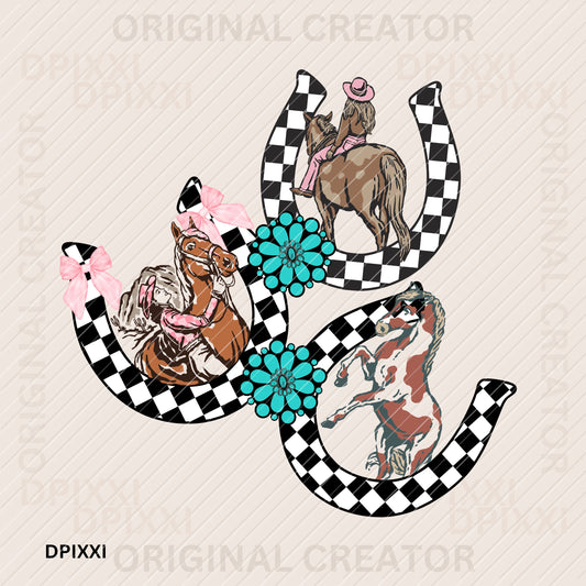 Western Cowgirl Turquoise Decor #128
