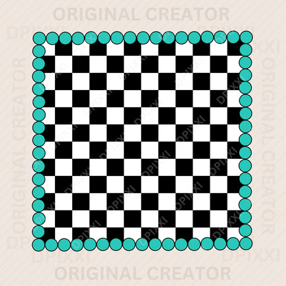 Checker Pattern Printable Art Frame Download #114